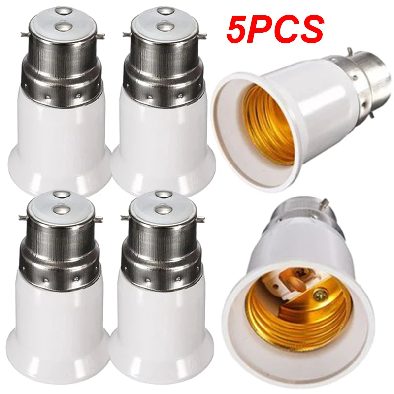 Home Improvement Expo - 1/5PCS B22 to E27 LED Bulb