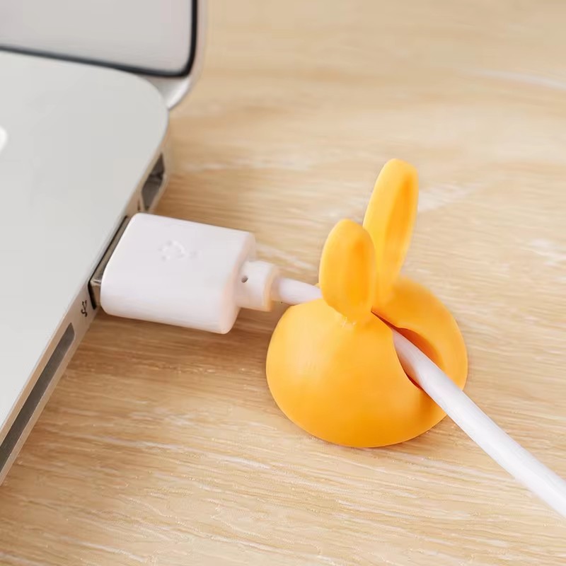 Cute Rabbit Ear Cable Manager  - đánh giá và giá Cable Staple Clip