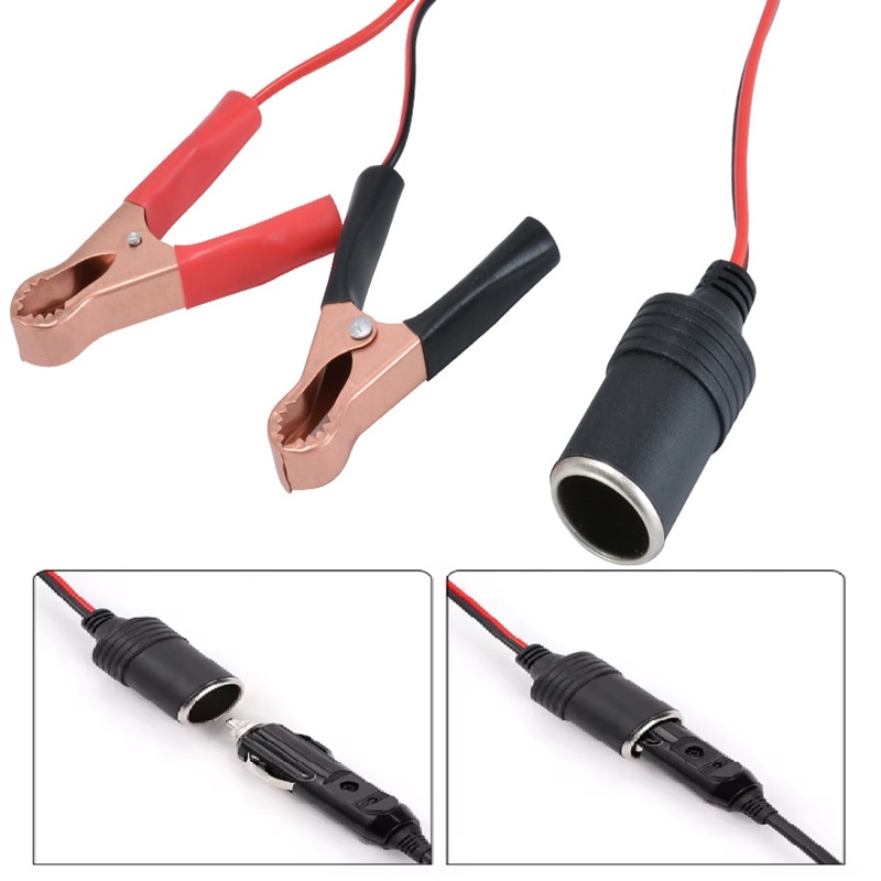 50A Cigarette Lighter Power So - đánh giá và giá Cable Staple Clip