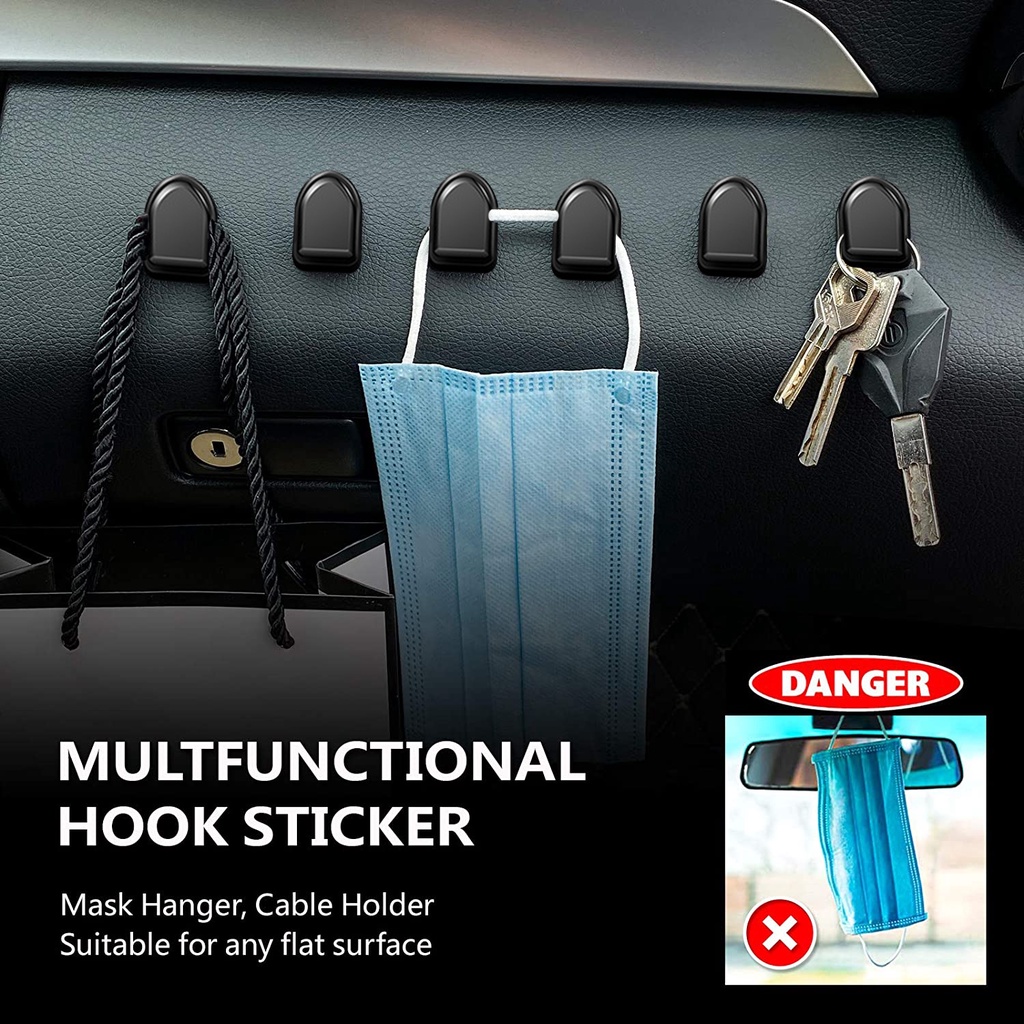 Mini Car Hooks Interior Storag - đánh giá và giá Wall Anchor Plastic