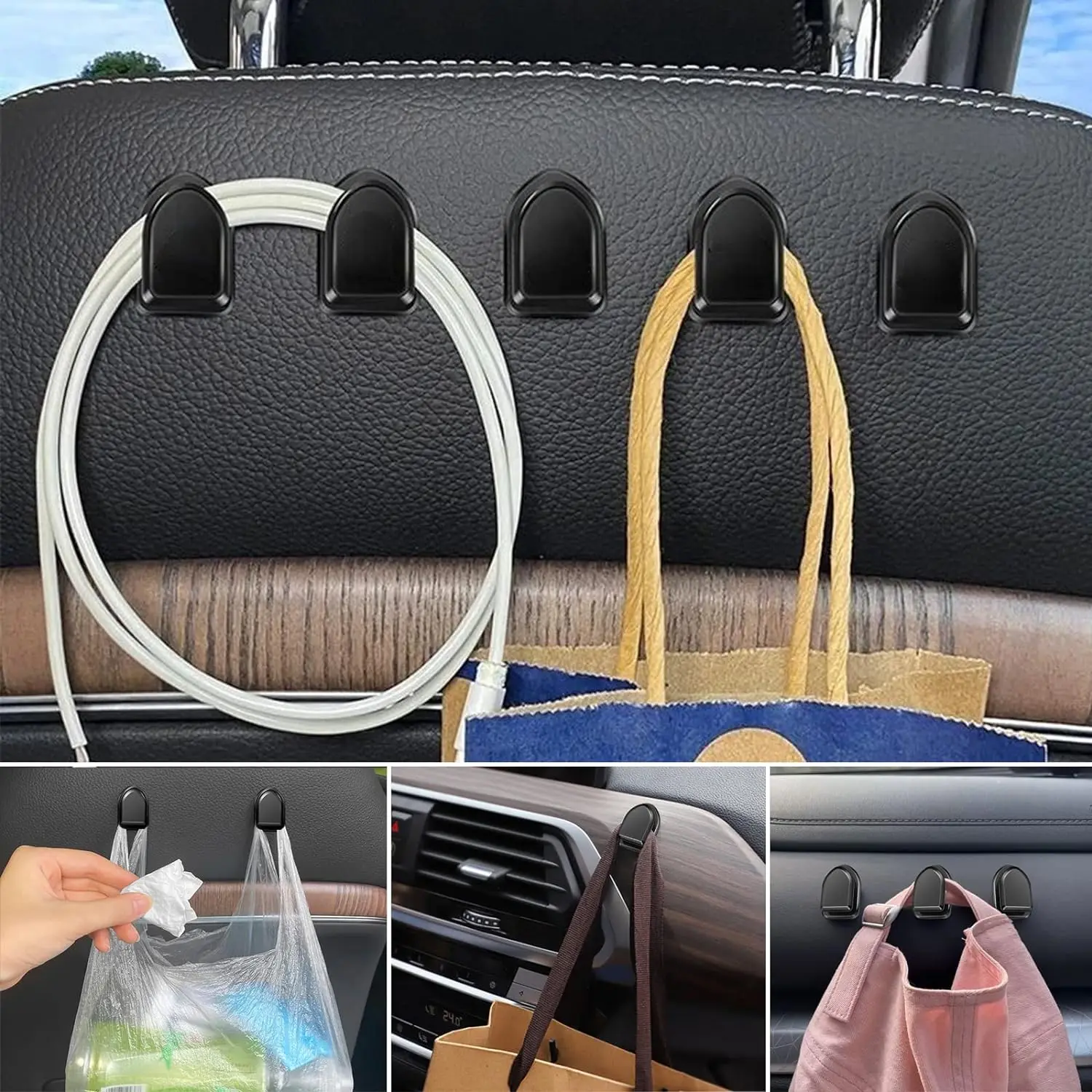 Mini Car Hooks Interior Storag - đánh giá và giá Wall Anchor Plastic