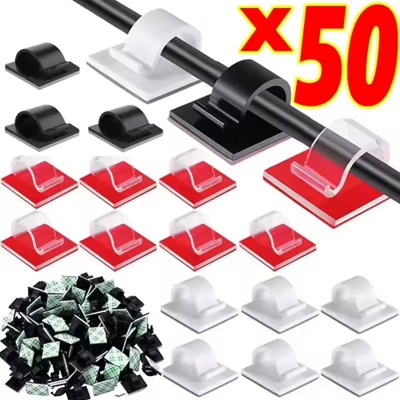 50pcs Self Adhesive Outdoor Ca - đánh giá và giá Cable Staple Clip