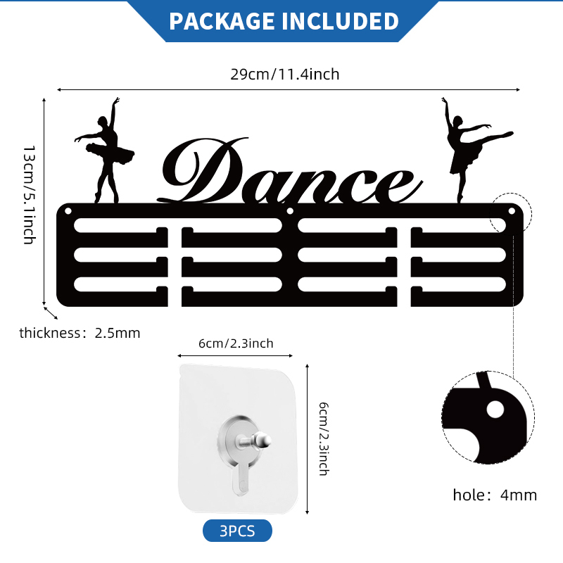 1pc Dance Medal Holder Medal H - đánh giá và giá Wall Anchor Plastic