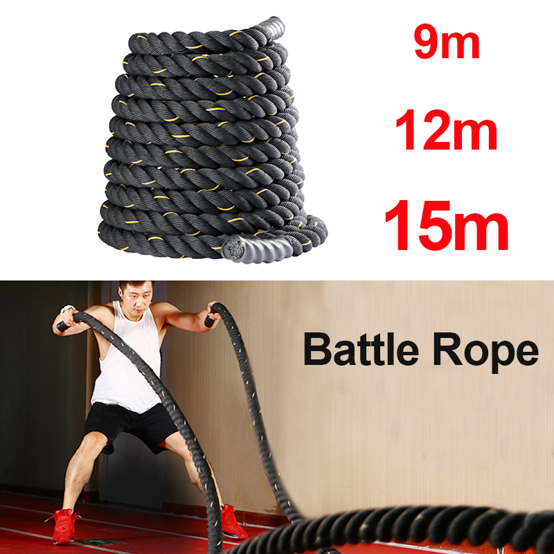 9M/12M/15M Fitness Battle Rope - đánh giá và giá Home Improvement Man